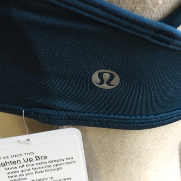 NWT CPRI LULULEMON LIGHTEN UP BRA W PADS BLUE - Picture 4 of 6